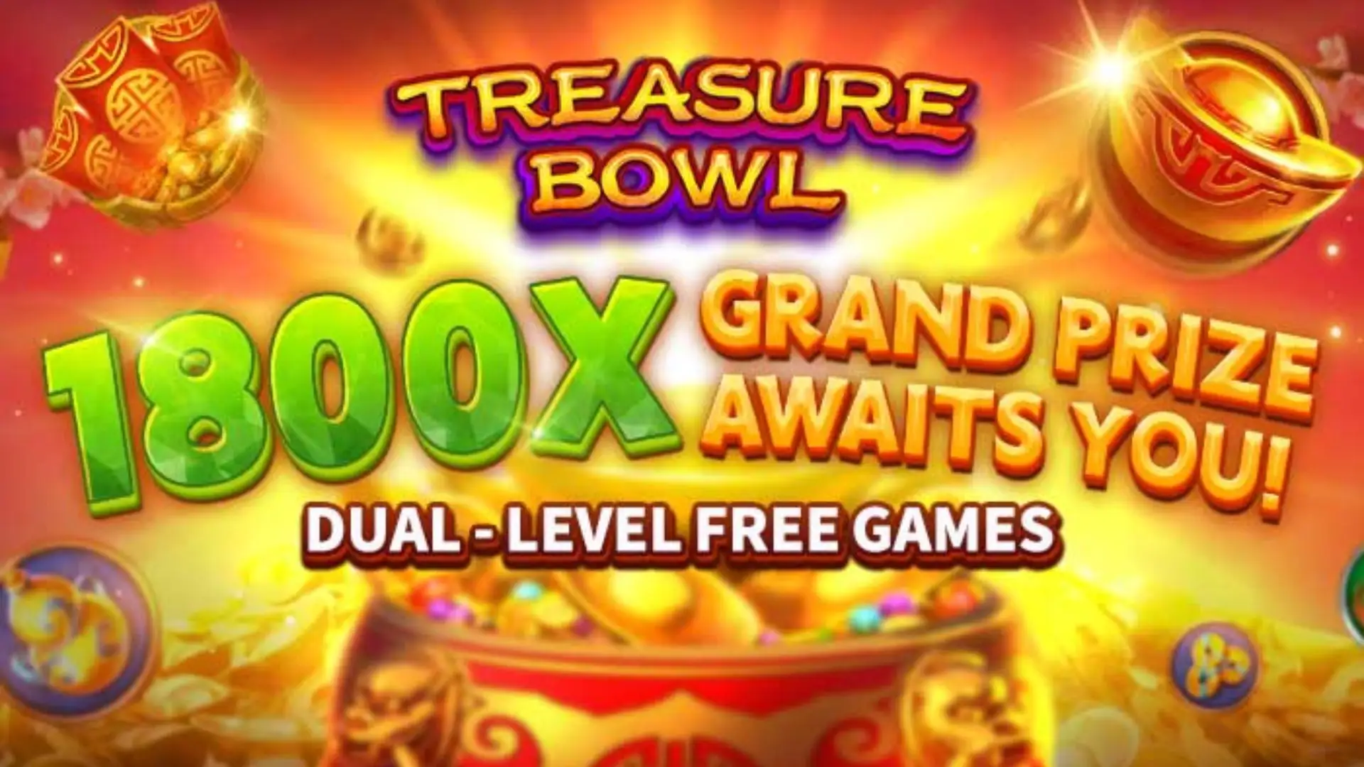Multiplicadores Treasure Bowl ceu777 - 7777x Máximo com Tigela Dourada